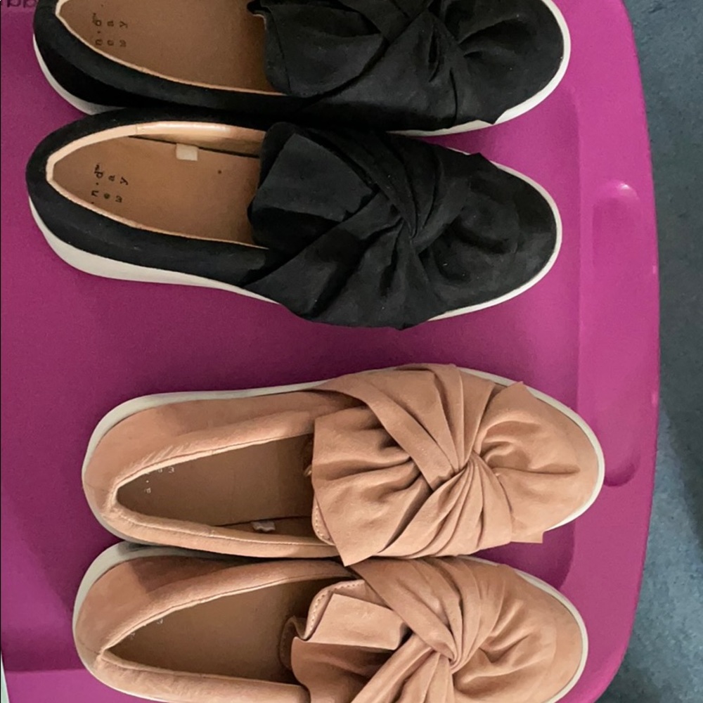 Two for one price sneaker slides